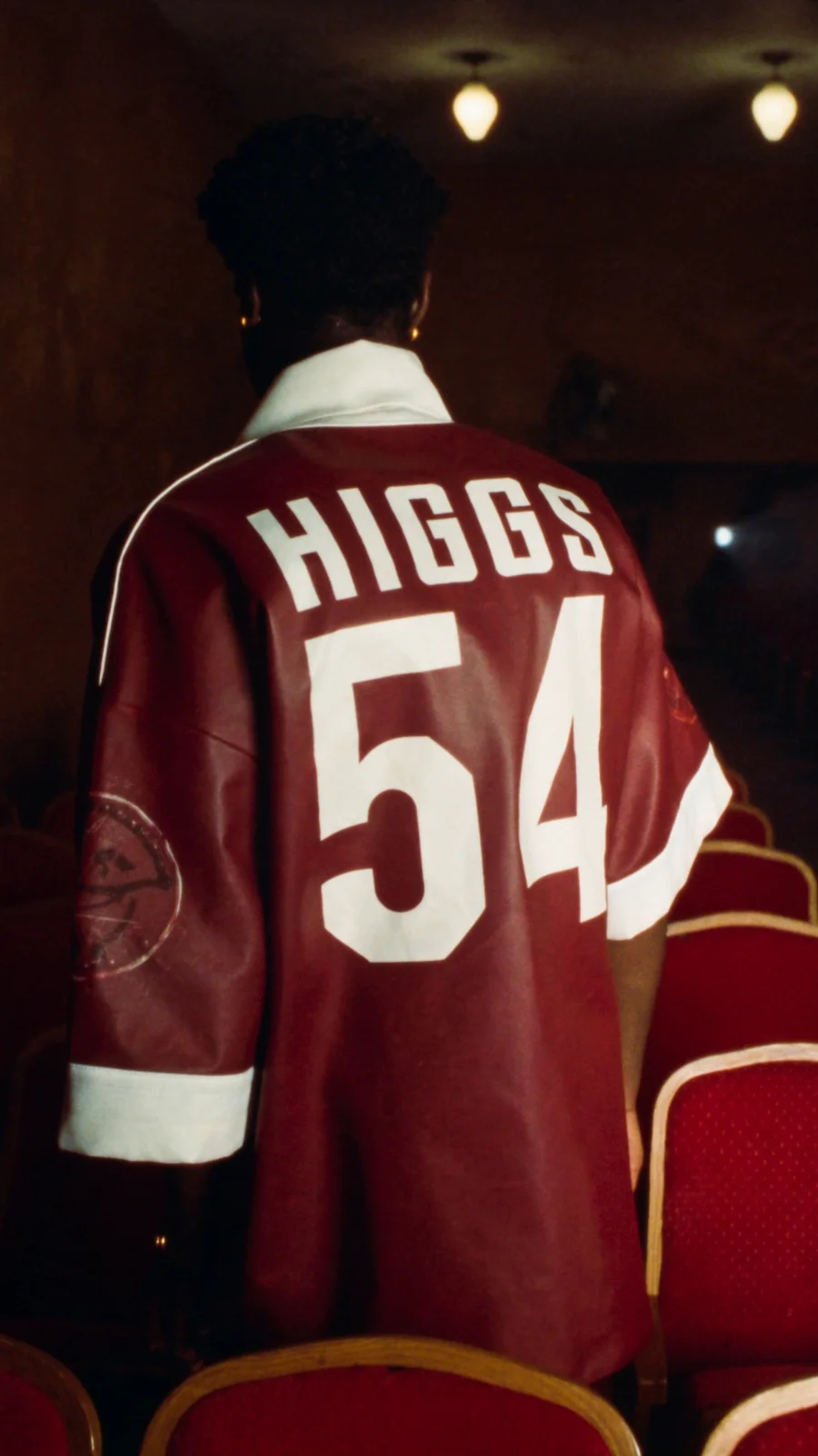 AI product photoshoot · Higgs jersey detail