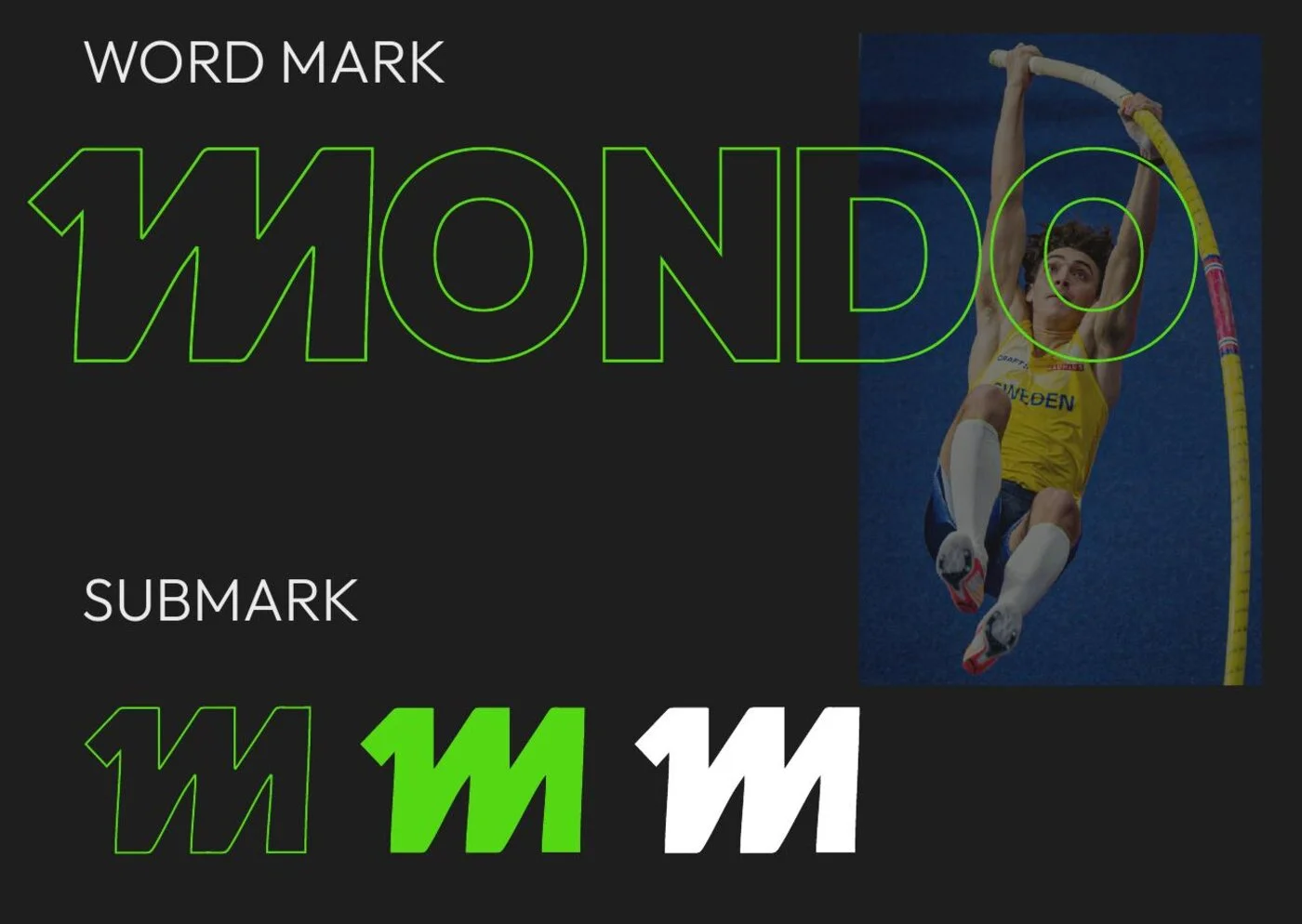 The MONDO wordmark and the three submark treatments